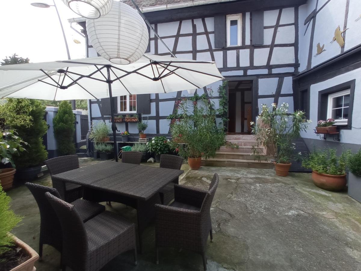 La Cigogne Doree Gite De Charme 4 Etoiles Schiltigheim Exterior foto